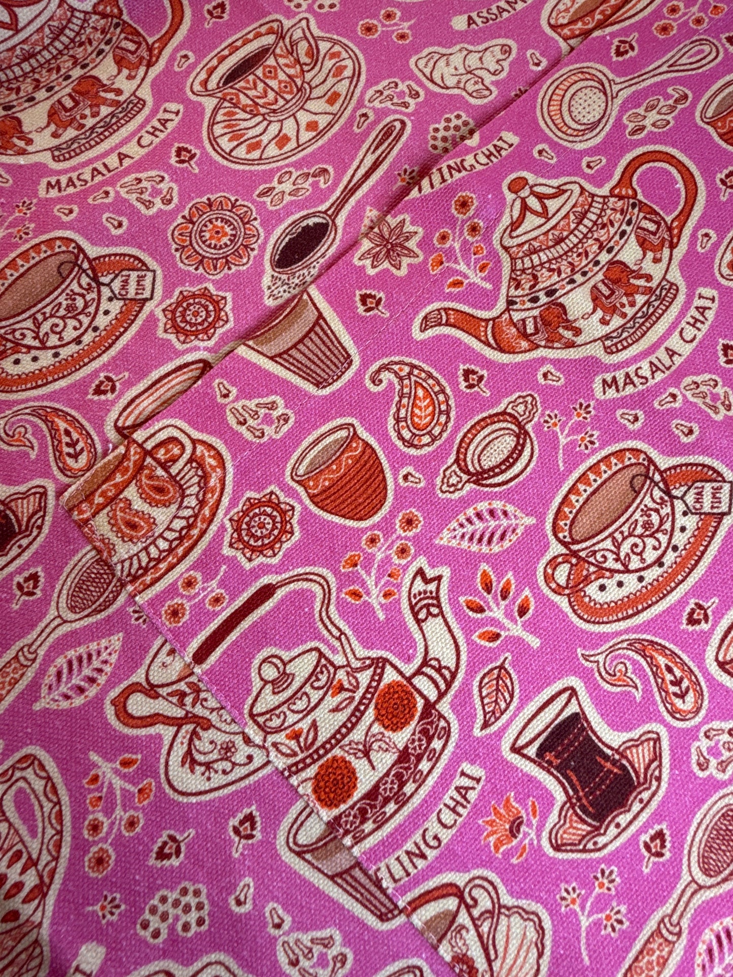 Personalised Diwali Gift Hamper – Custom Cotton Apron & Tea Towel