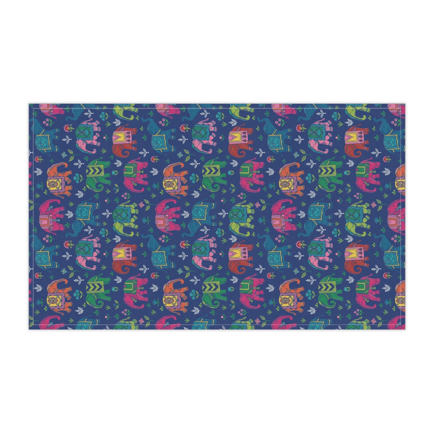Royal Indian Elephant Cotton Tea Towel