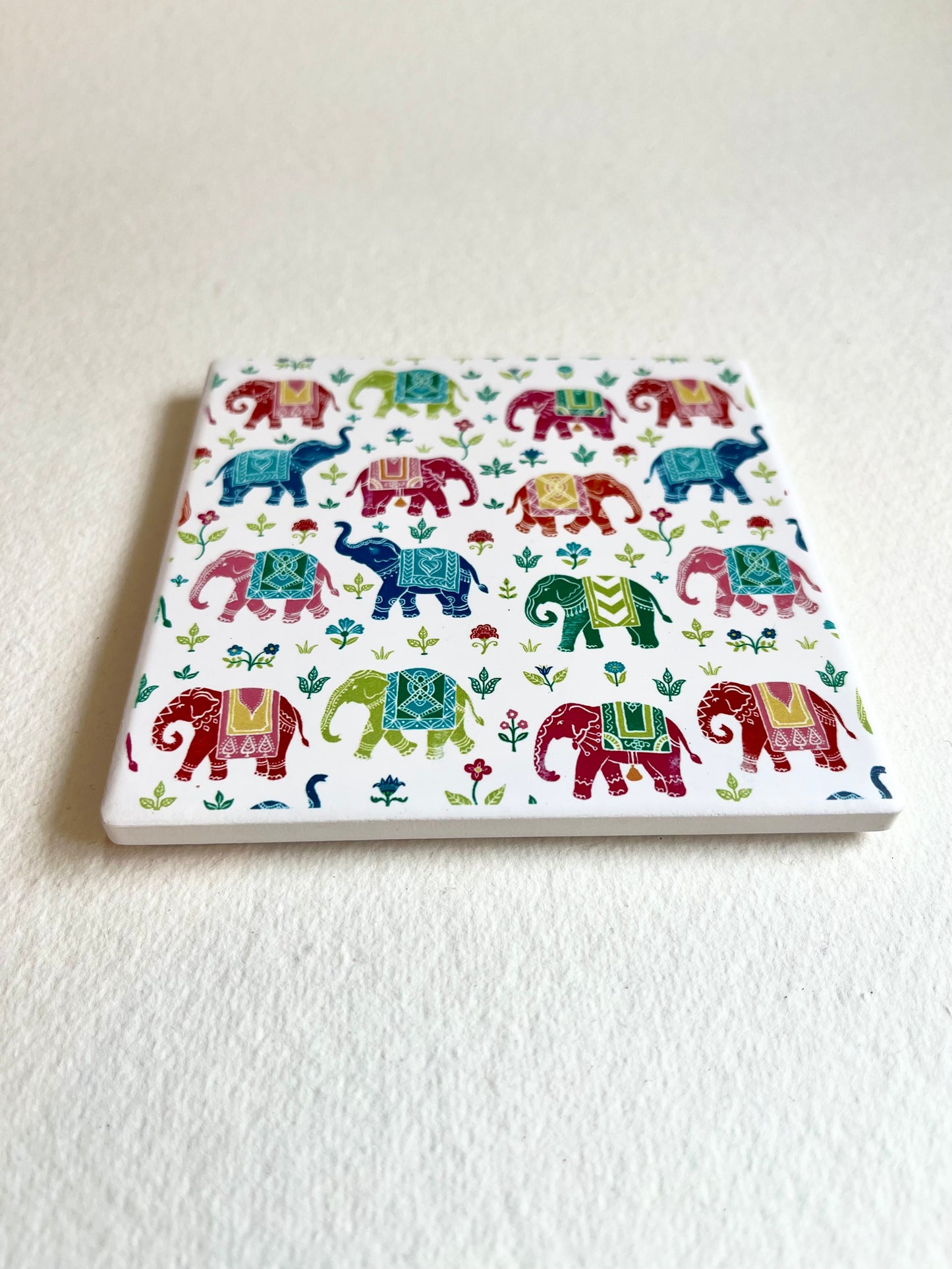 Royal Indian Elephant Ceramic Coasters