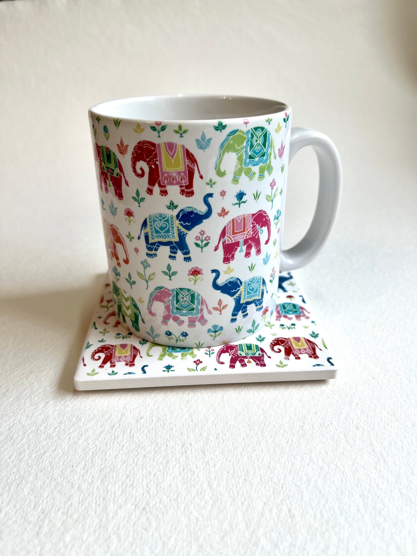 Royal Indian Elephant Ceramic Coasters