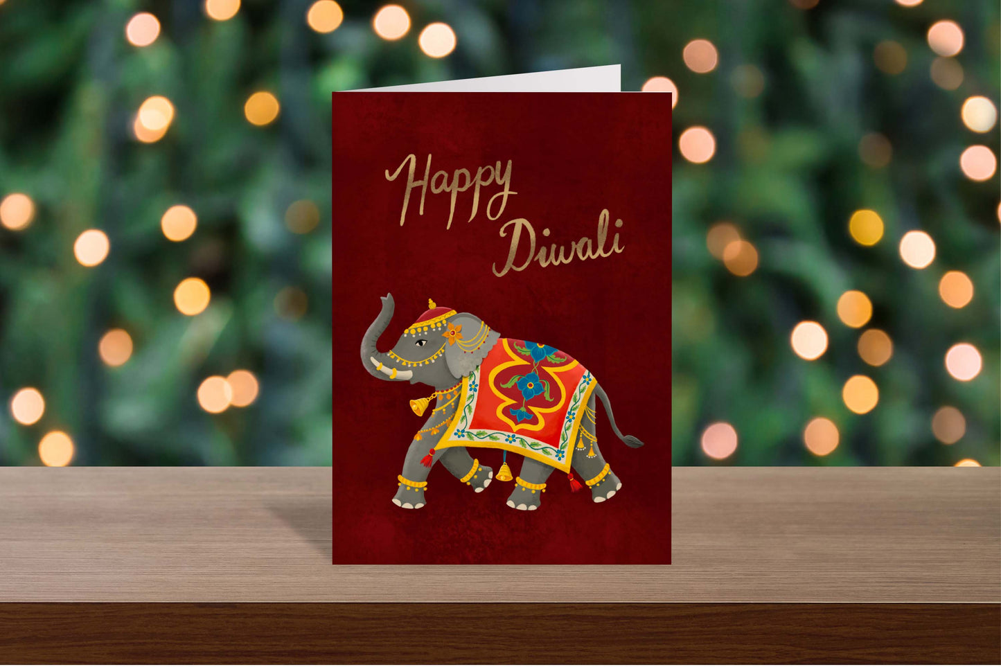 Happy Diwali Greeting card x 3| Stunning cards for Diwali gift