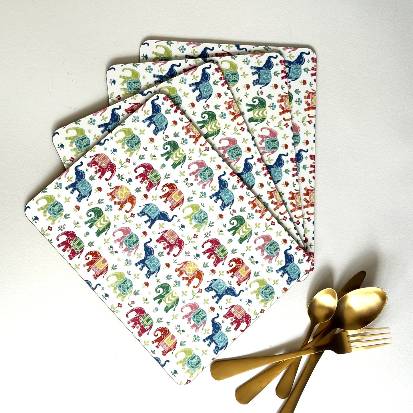 Placemat Royal Indian Elephant Design