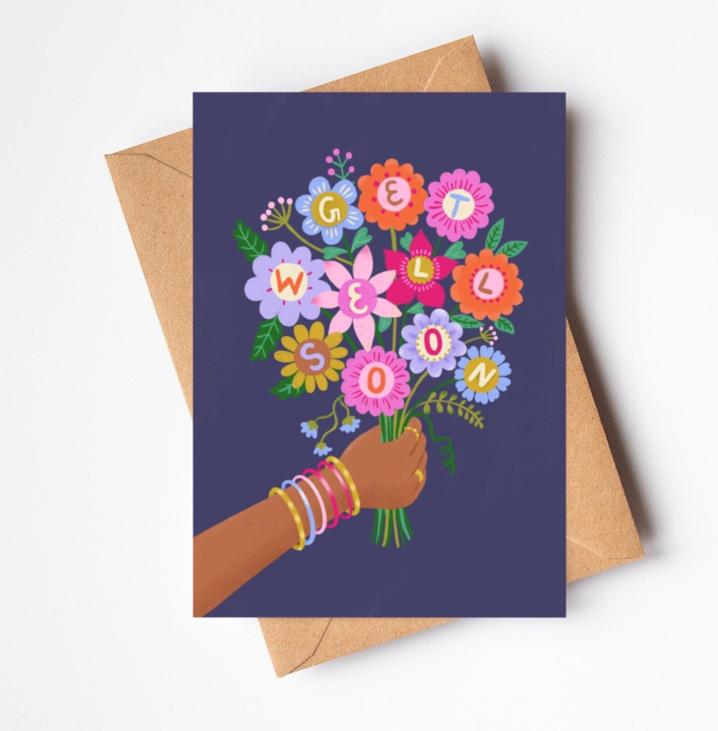 Blossoming Recovery Get Well Soon Card