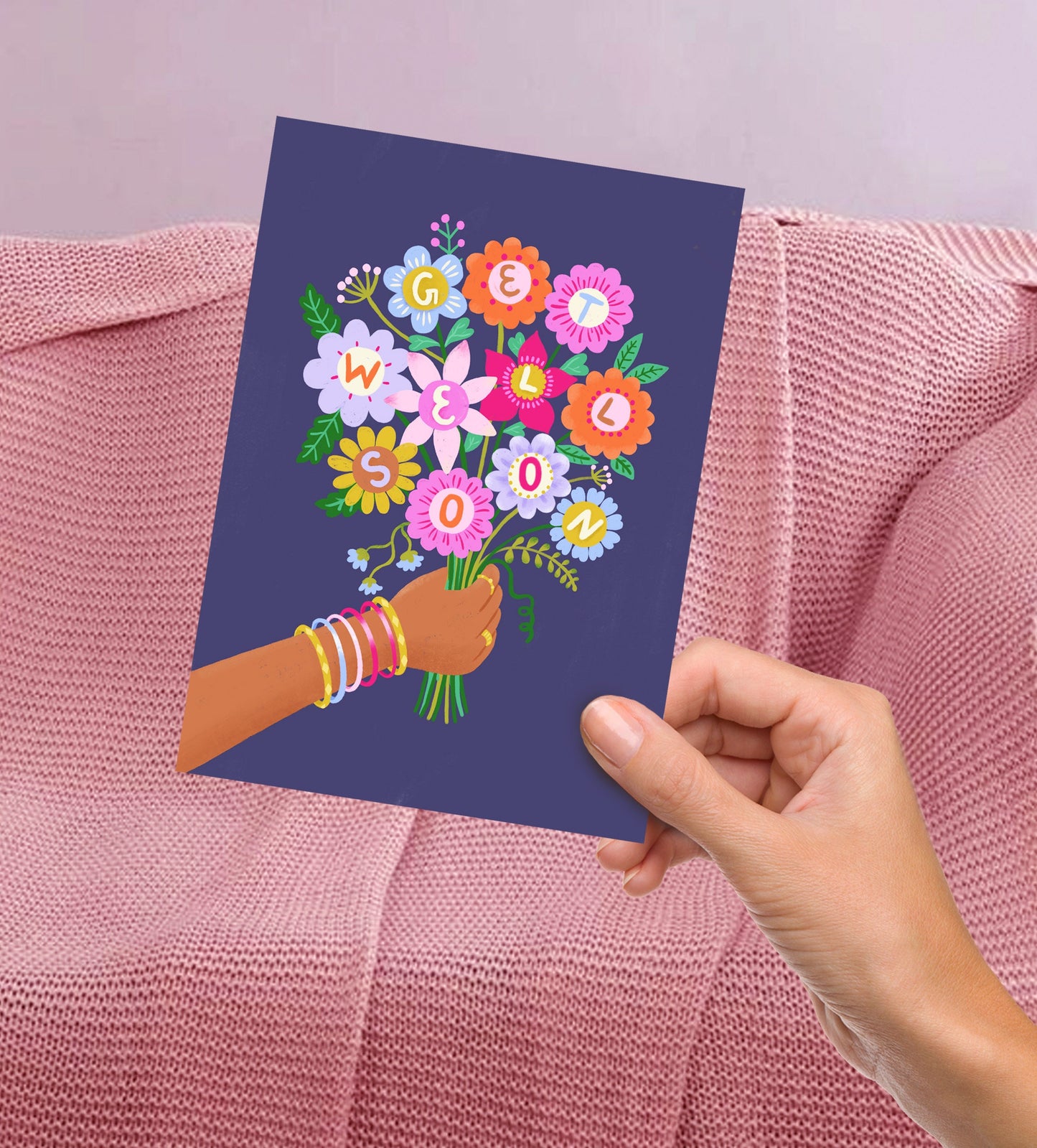 Blossoming Recovery Get Well Soon Card