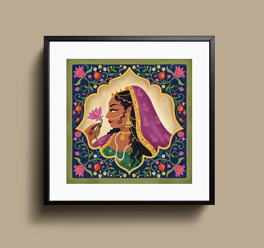 Indian Queen Fine Wall Art Print