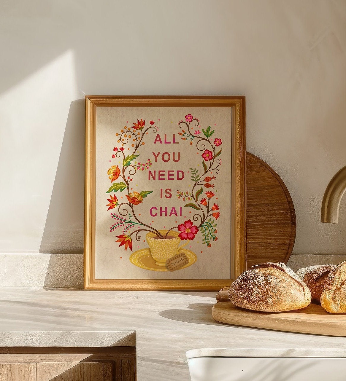 Digital Print Indian tea lover gift