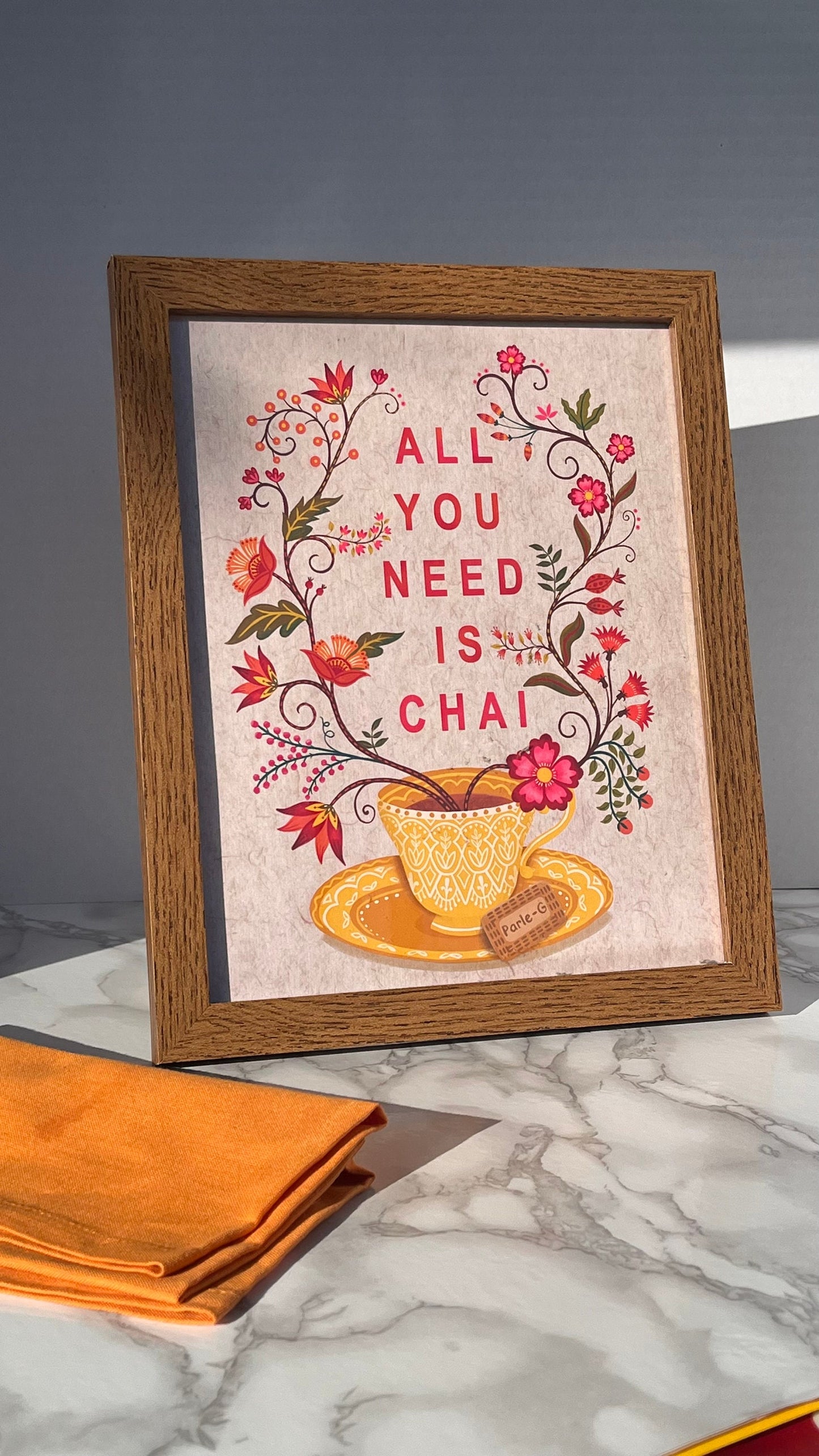 Digital Print Indian tea lover gift