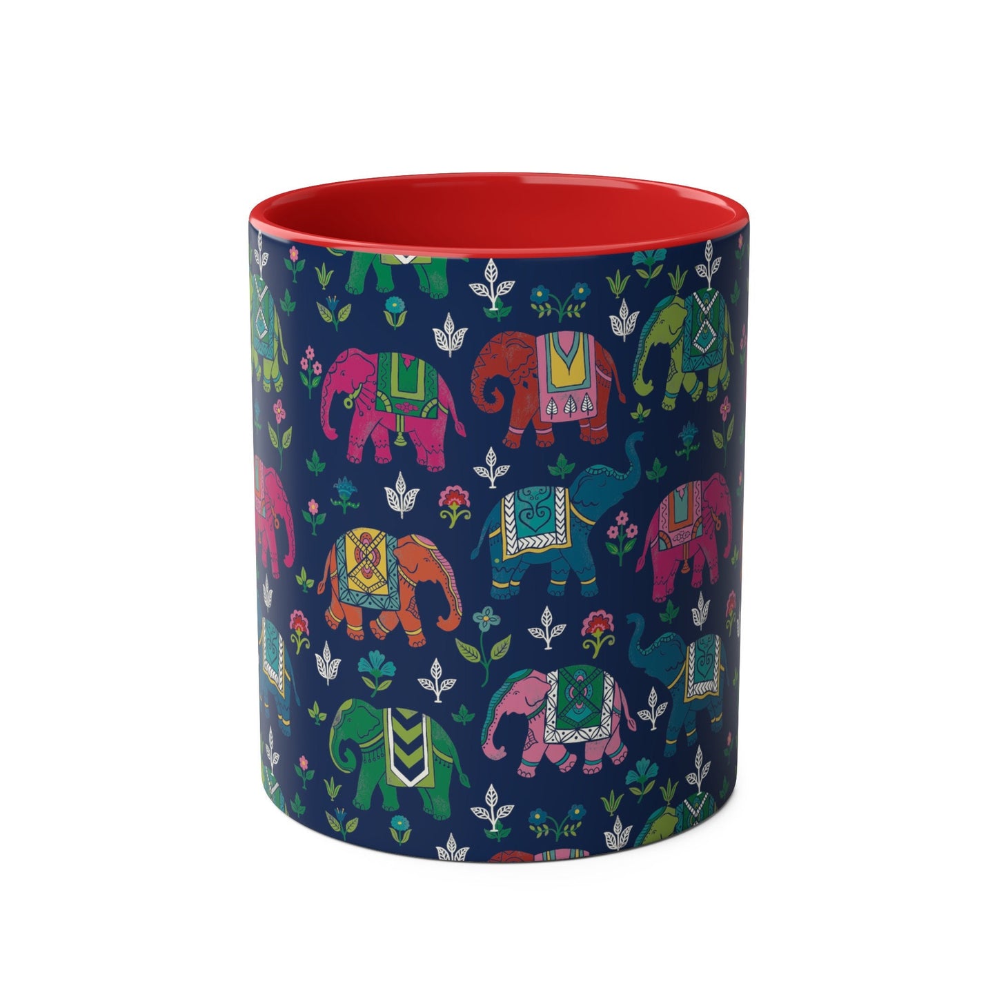 Mug with a royal Indian elephant design