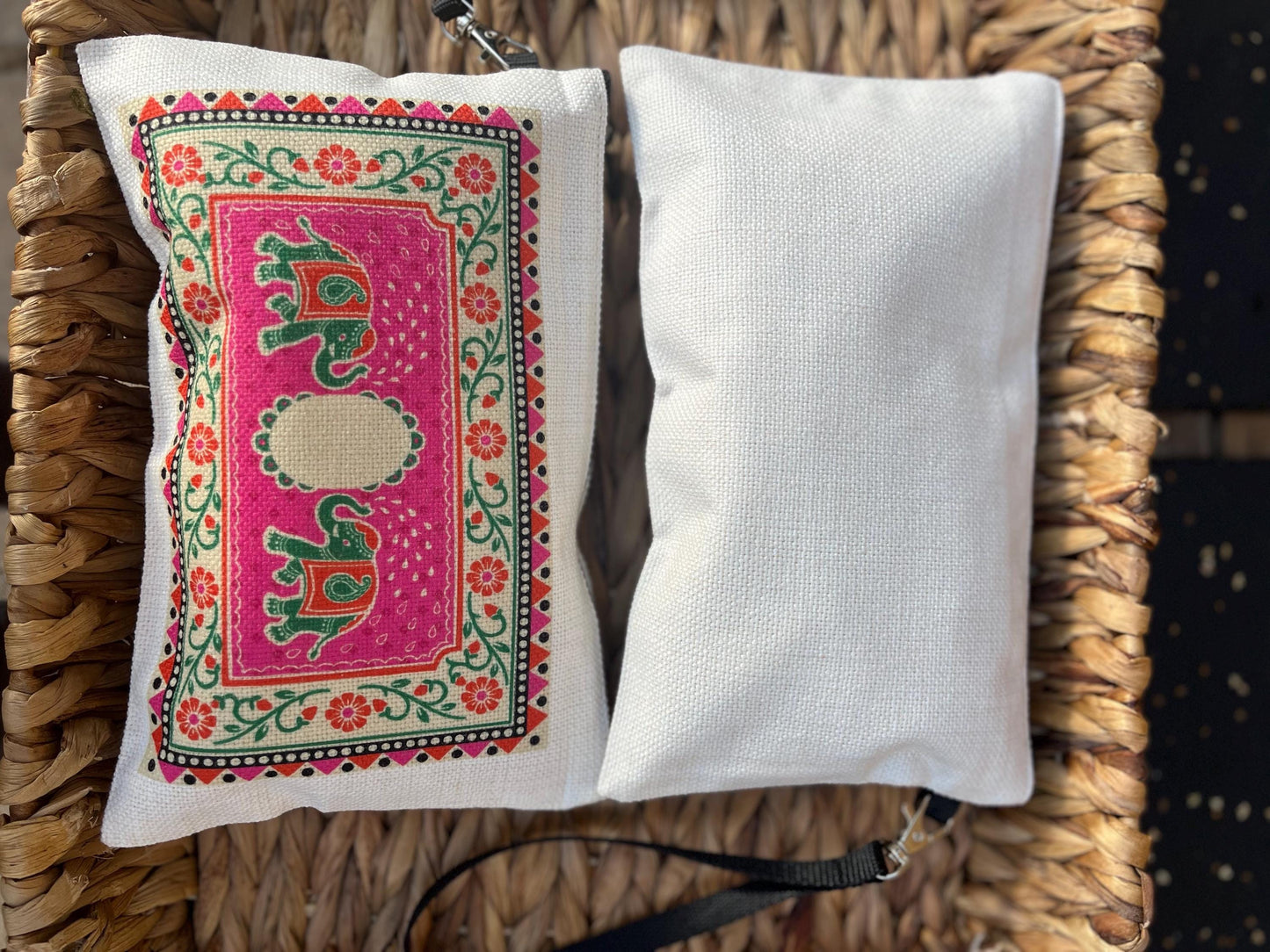 Personalised Makeup Bag Indian Ethnic Design
