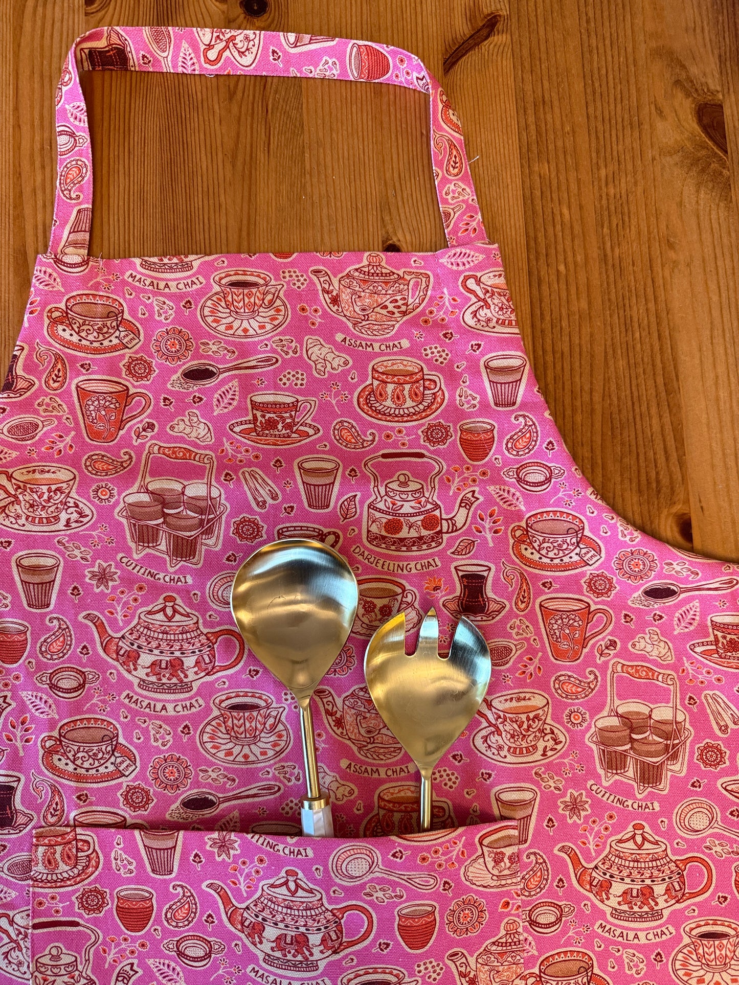 Personalised Diwali Gift Hamper – Custom Cotton Apron & Tea Towel