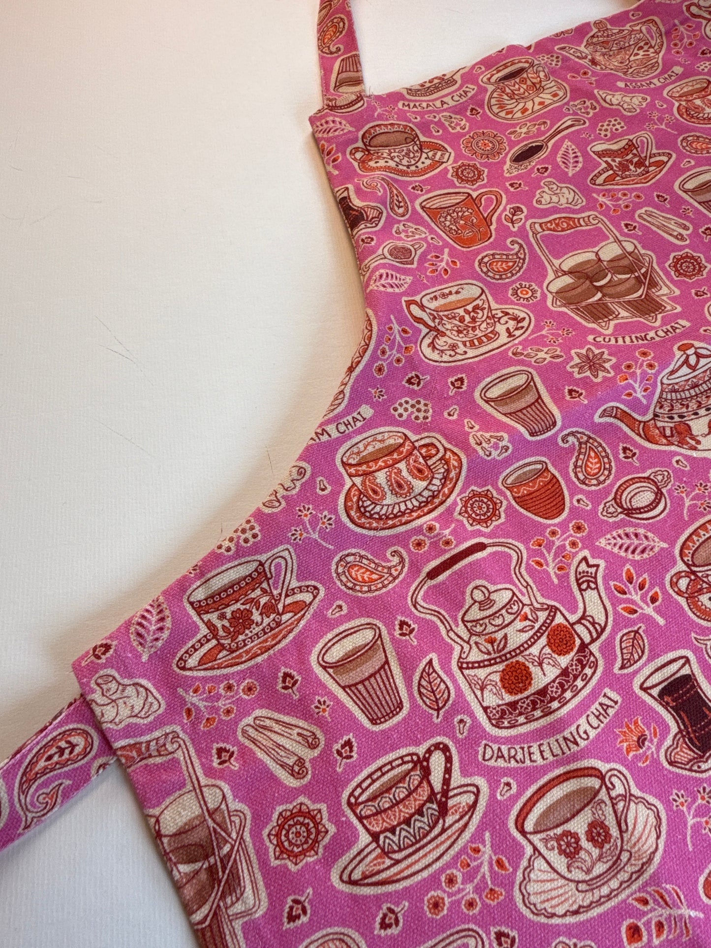 Personalised Diwali Gift Hamper – Custom Cotton Apron & Tea Towel