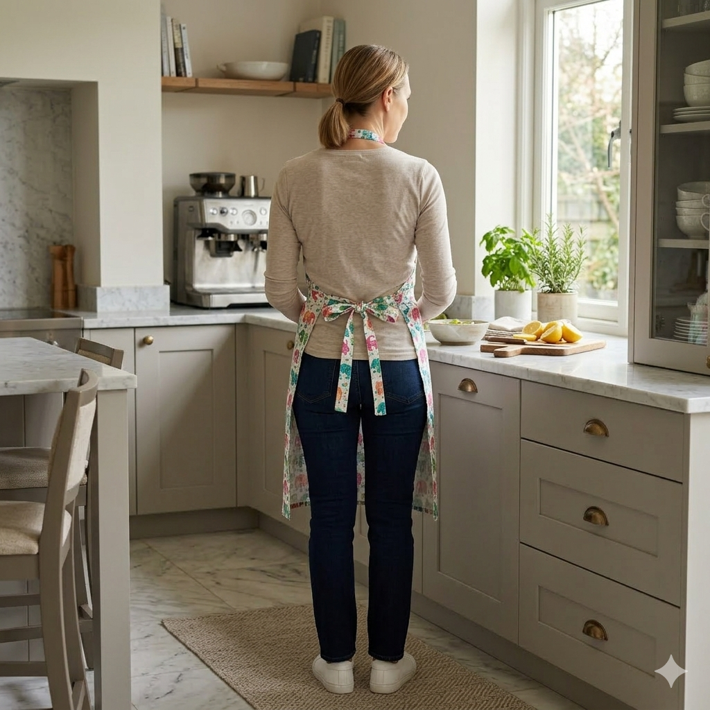 handmade Indian elephant cooking apron