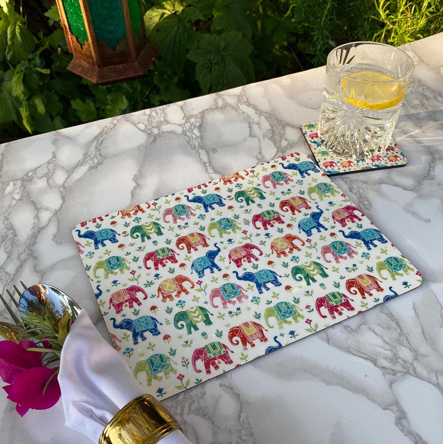 Placemat Royal Indian Elephant Design