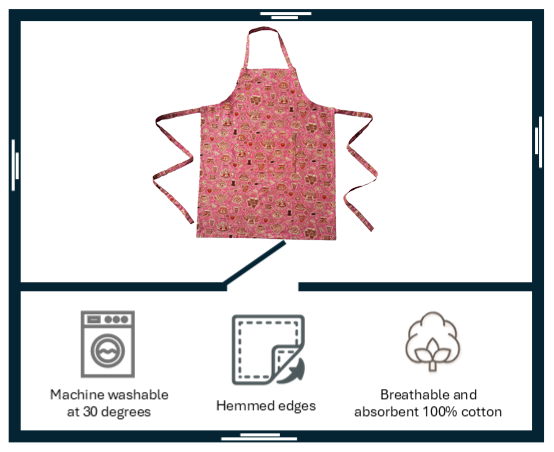 Chai Lover Cooking Apron – Cotton Kitchen Apron